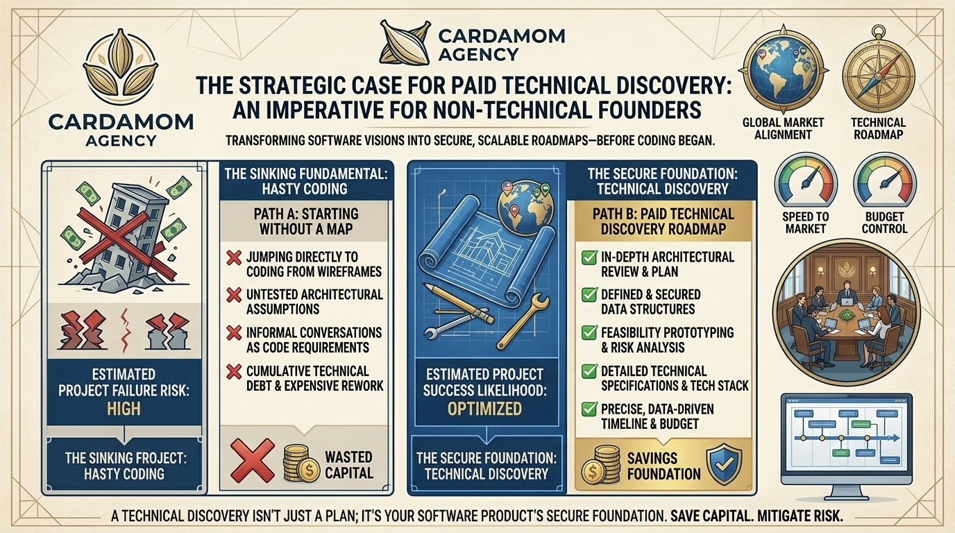 Why Non-Technical Founders Need a Paid Technical Discovery Before Coding